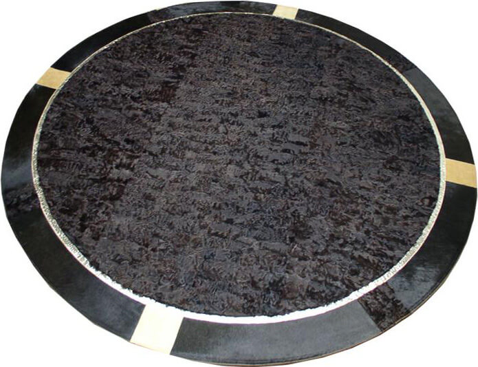 Tapis en fourrure ronde Svakara | Taille: Ø 300 cm
