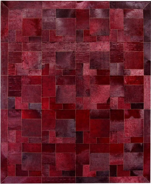 Tapis en peau de vache Puzzle | Taille: 180 × 220 cm
