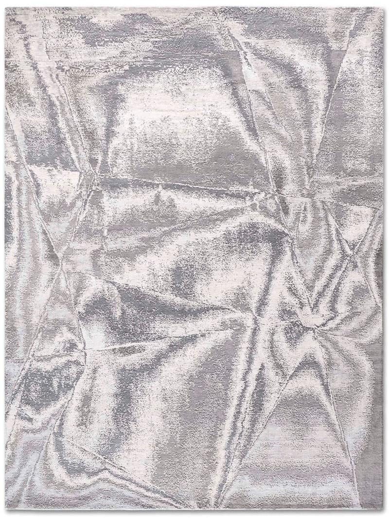 Tapis noué à la main True Silver