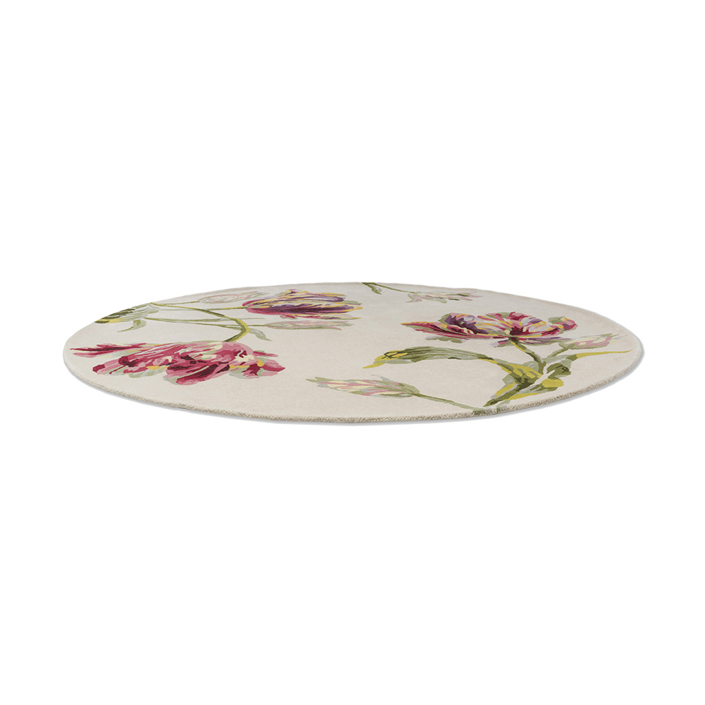 Gosford cranberry rond tapijt | Maat: Ø 200 cm