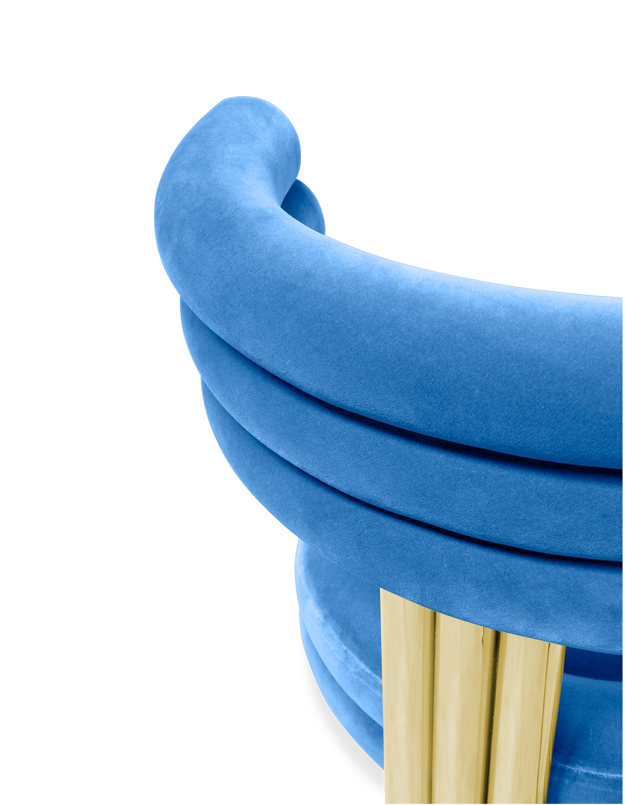 Chaise de salle à manger Kerr bleue