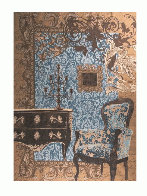 Tapisserie murale Baroque | Taille: 150 × 200 cm