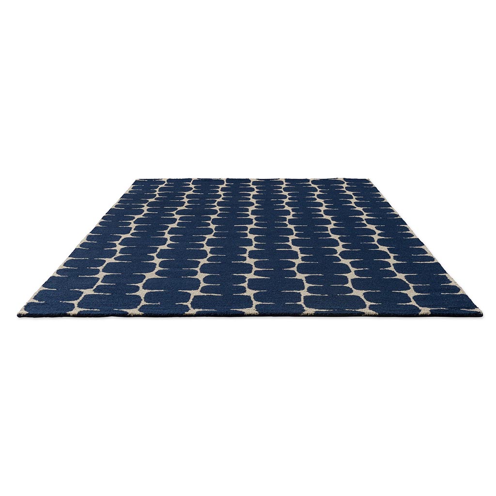 Tapis Little Lohko indigo