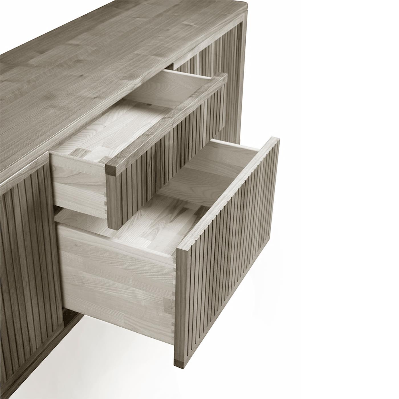 Buffet Eleva gris 3 portes