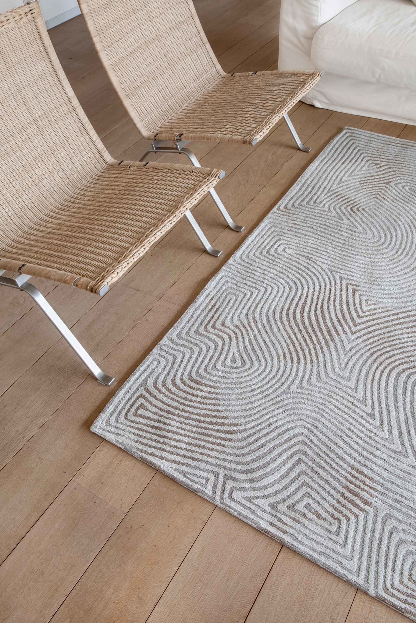 Coral - Shell Beige vloerkleed