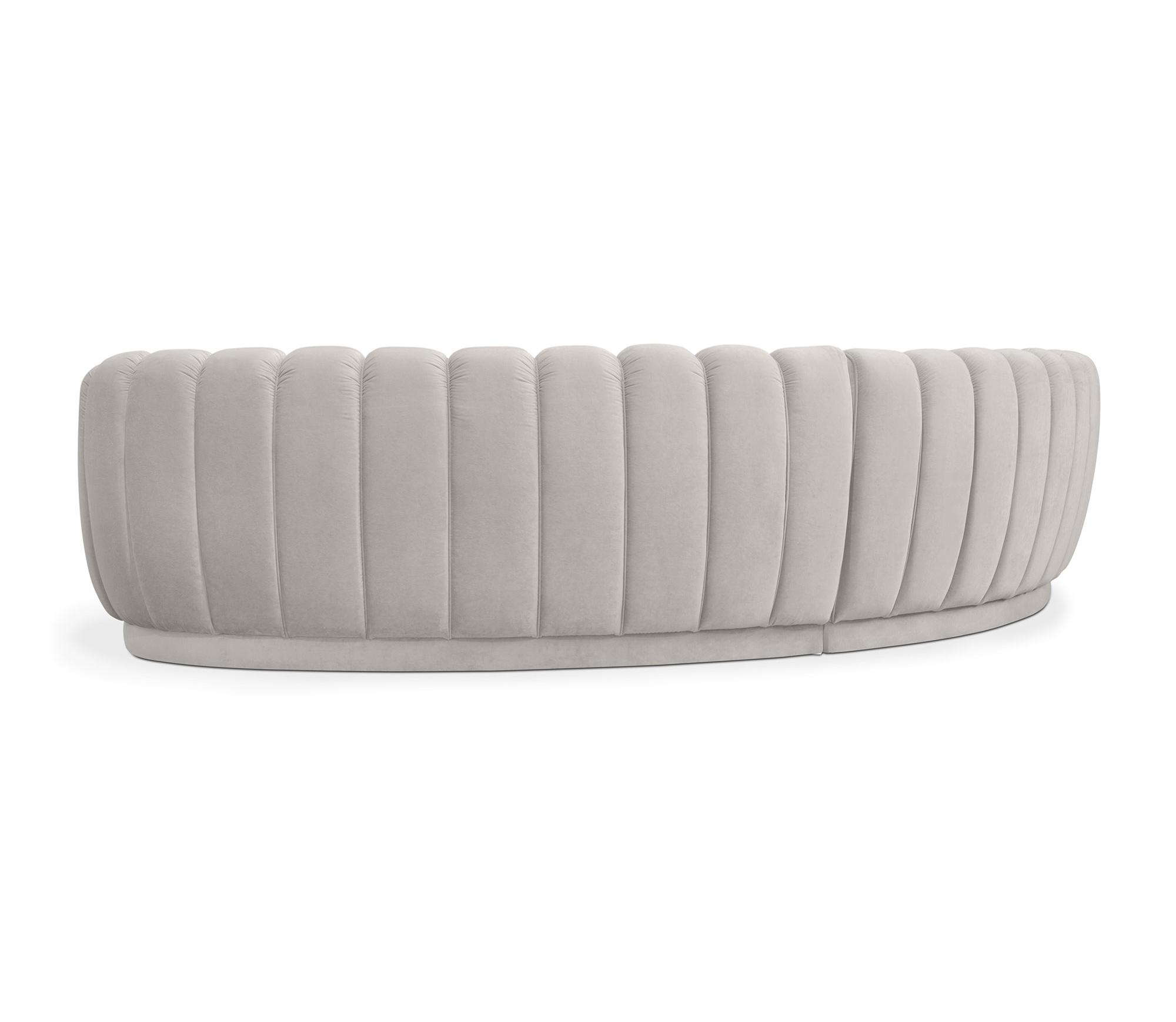 Refined ronde driezitsbank