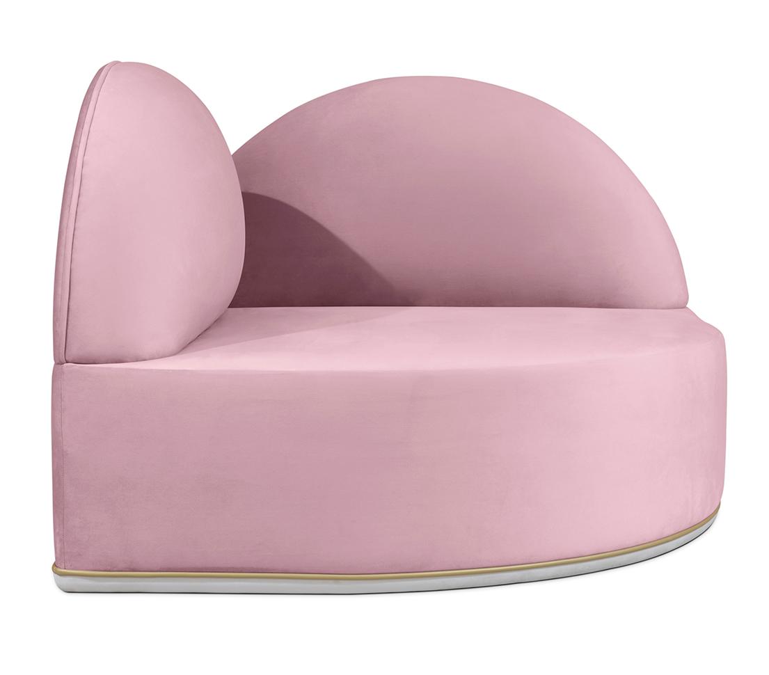 Levendige regenboog lounge bank