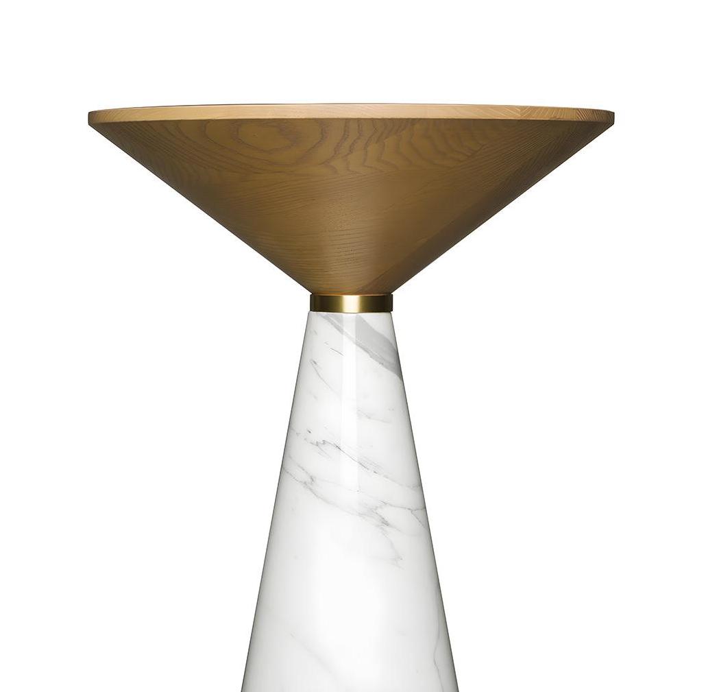 Table Cino en marbre blanc