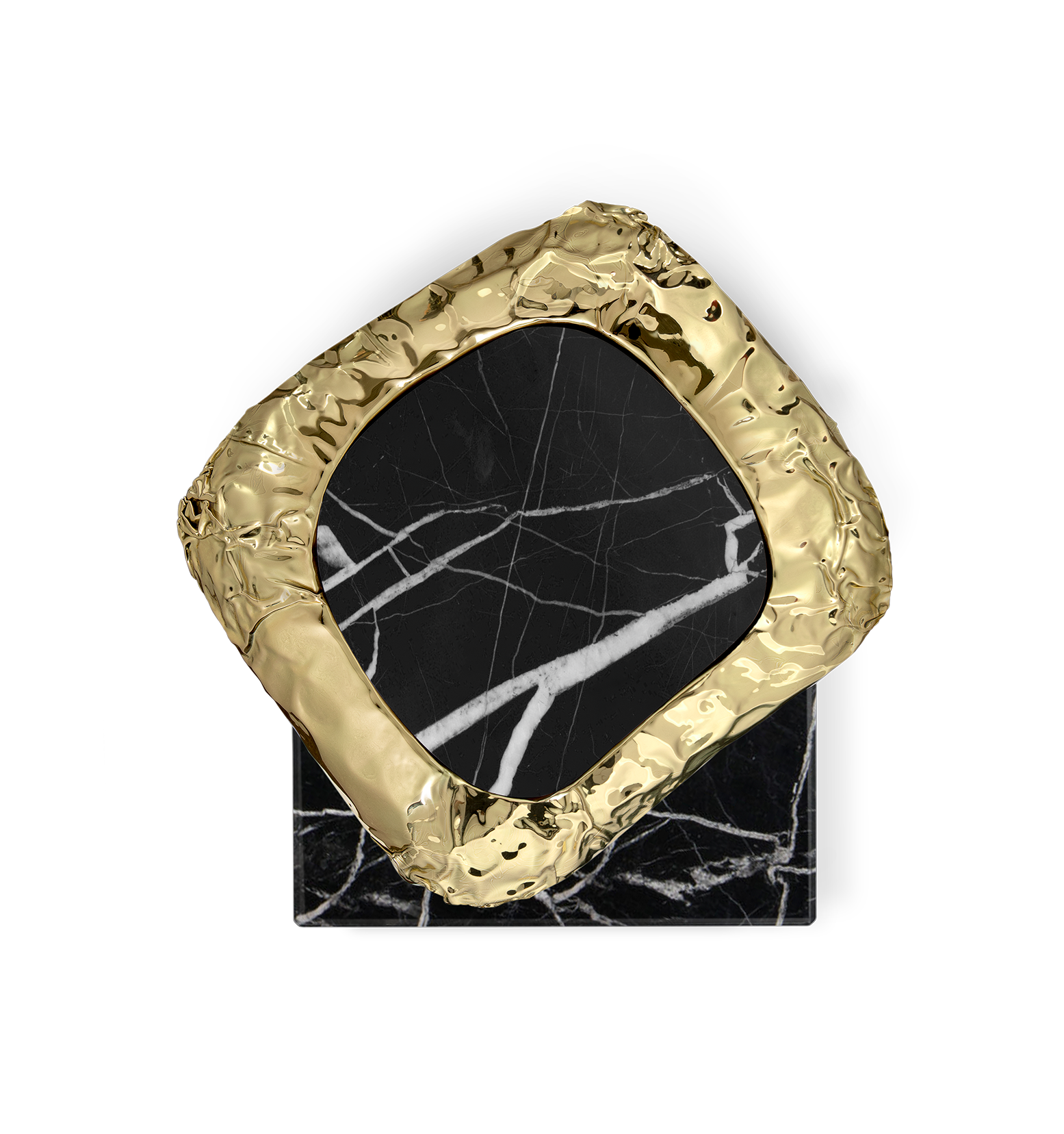 Table d’appoint Megalith Nero Marquina