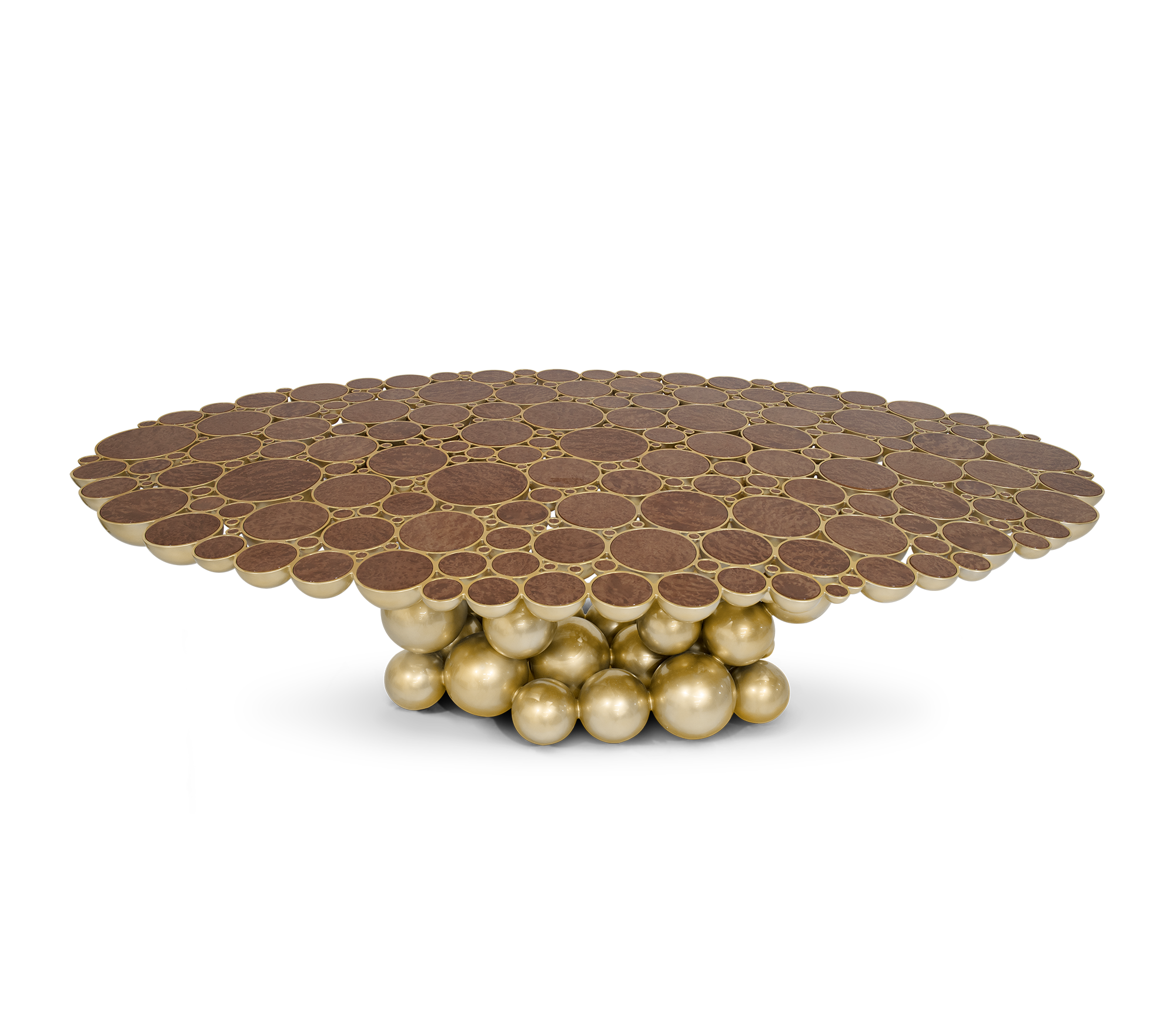 Orbit walnoot luxe eettafel
