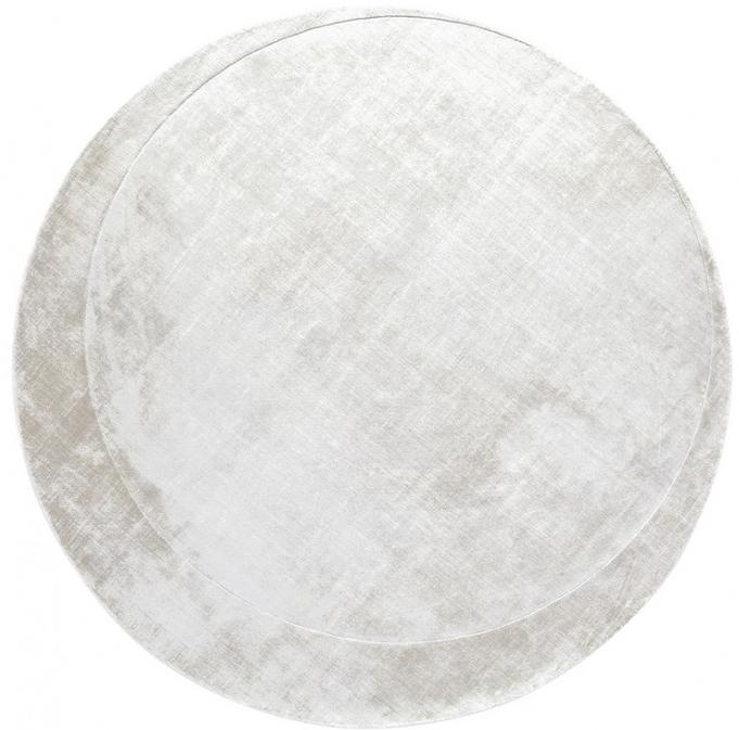 Luna zand rond vloerkleed