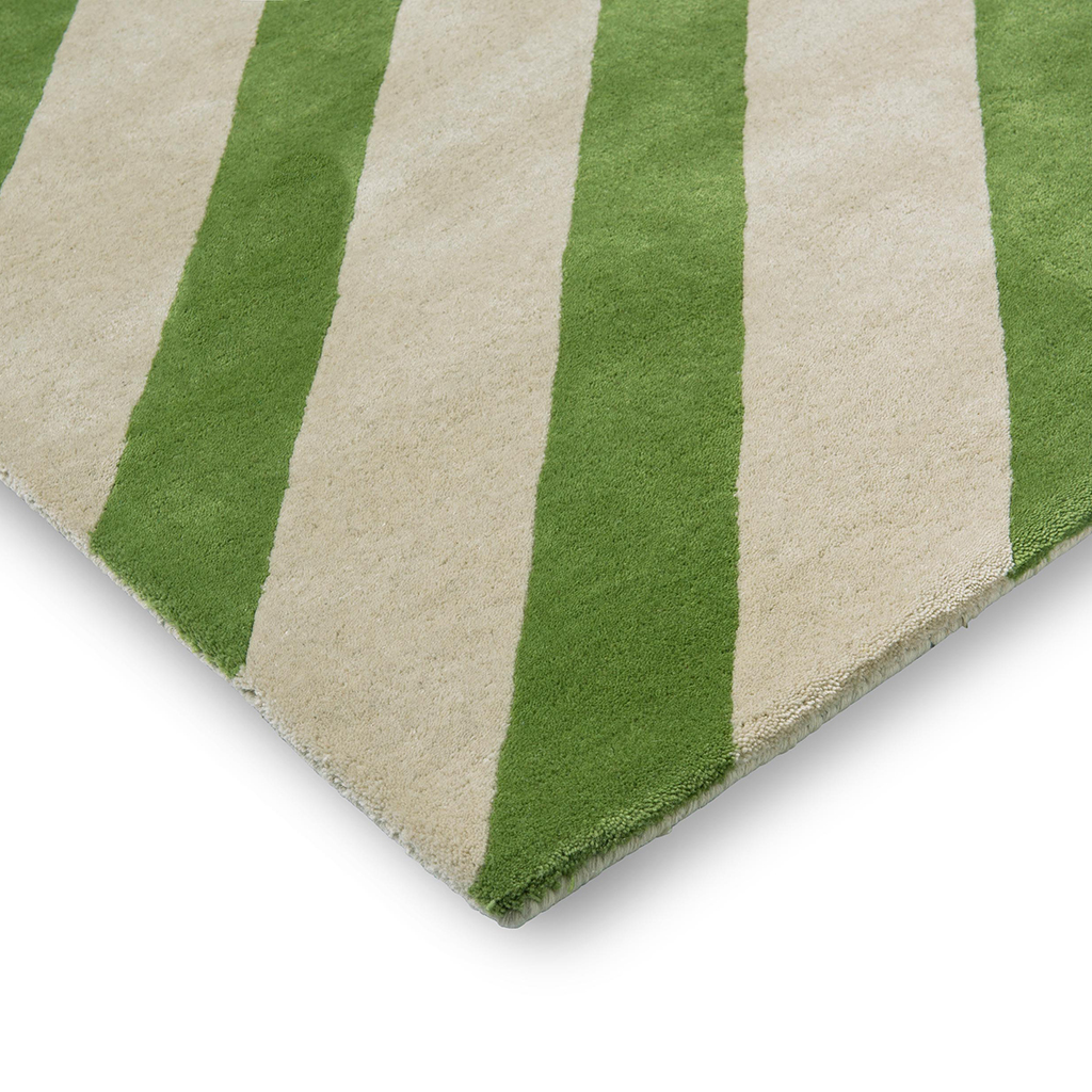 Tapis Paper Straw péridot