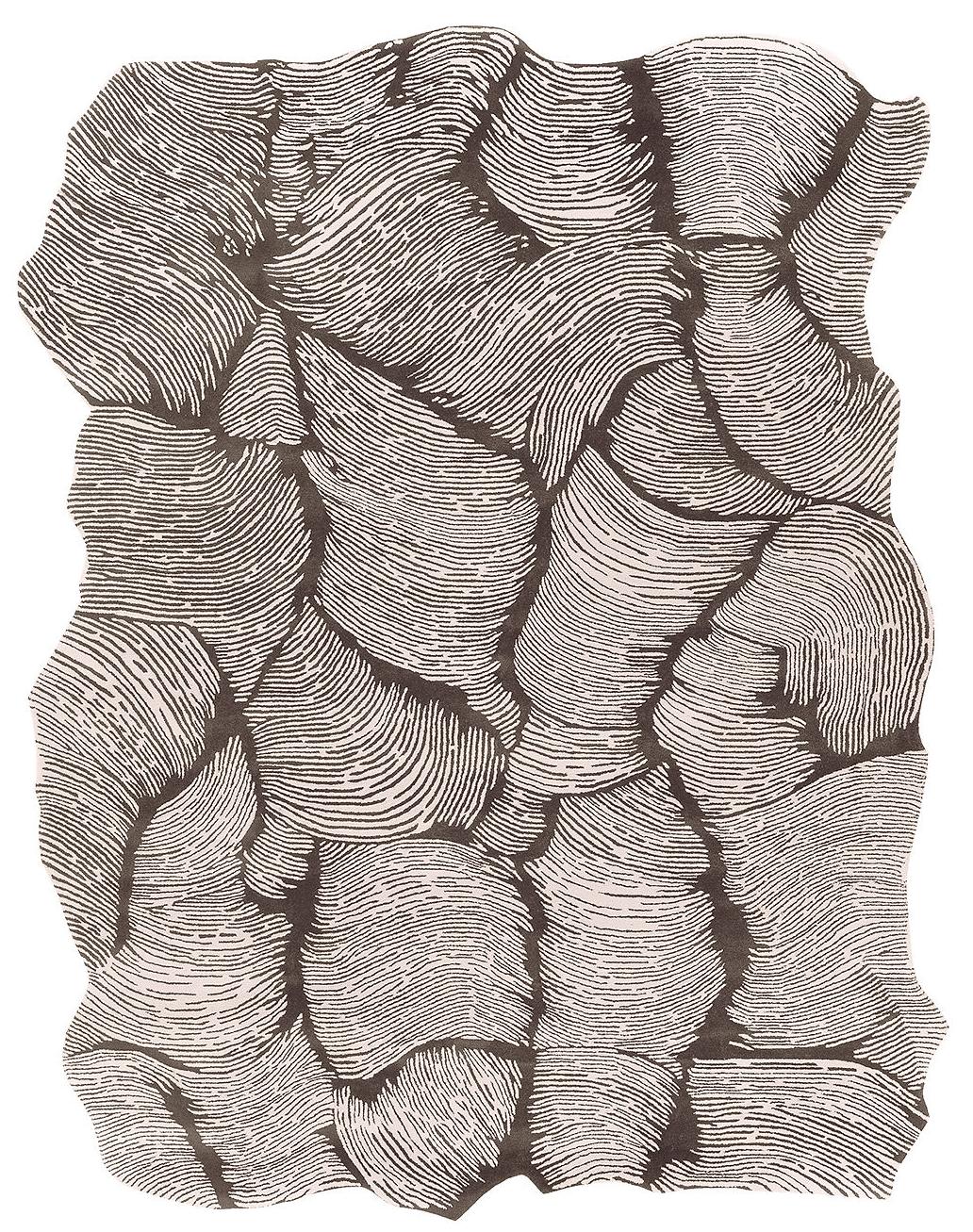 Tapis design taupe | Taille: 275 × 360 cm