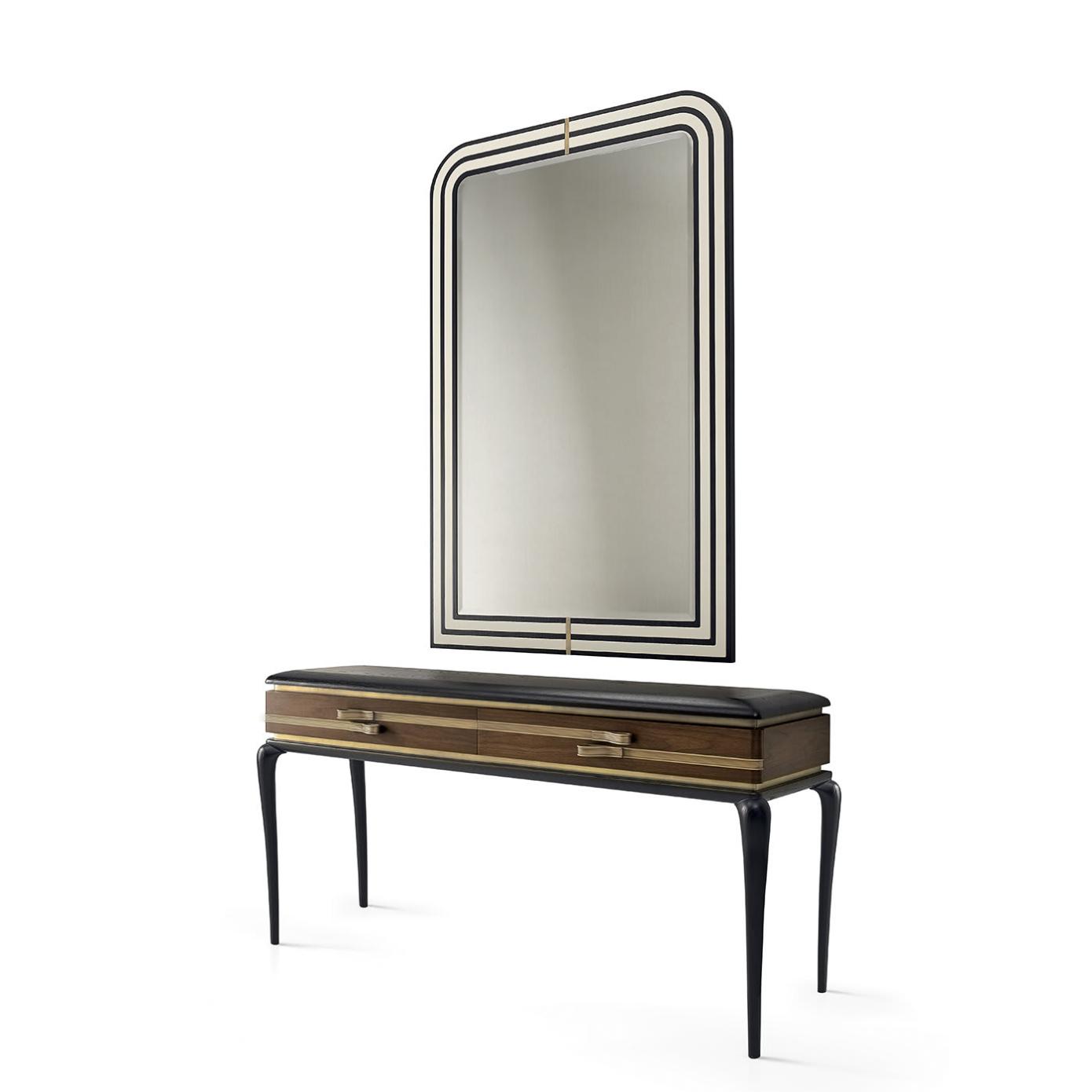 Dilan bruine console | Configuratie: Met spiegel