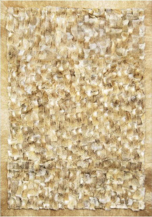 Wolf bont tapijt | Maat: 150 × 240 cm