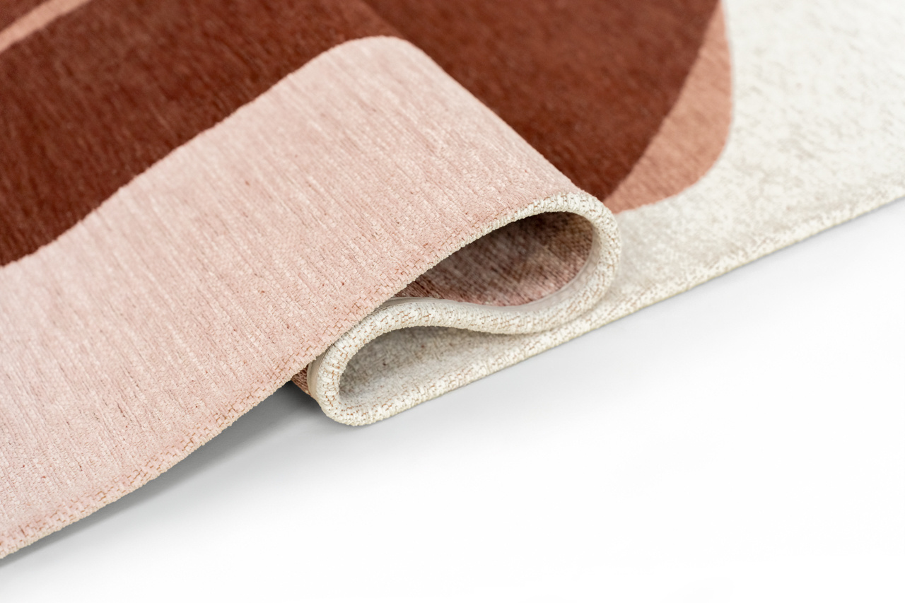 Stones Cherry Mocha vloerkleed | Maat: 140 × 200 cm