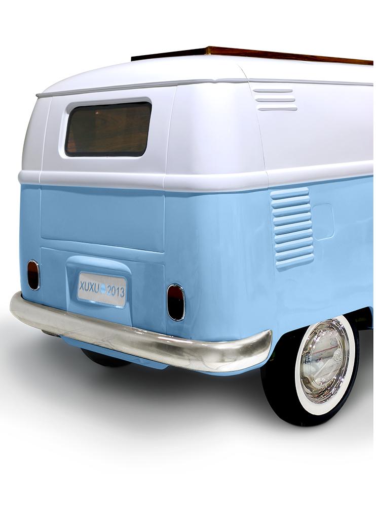 Reiziger caravan blauw beddenset
