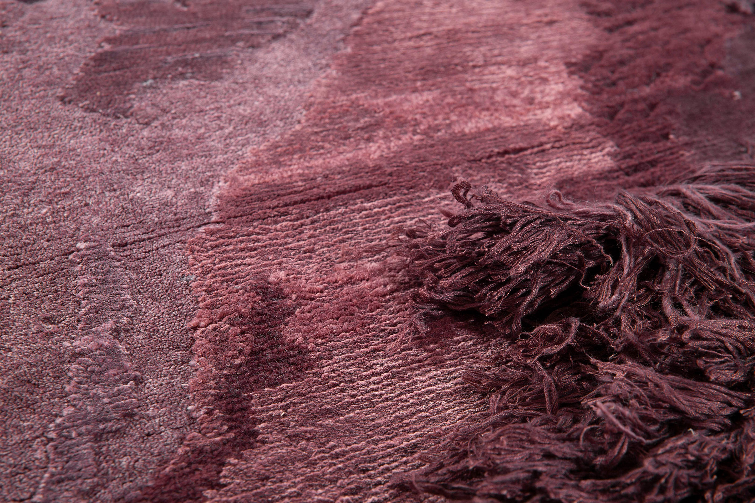 Tapis exclusif noué à la main Rose | Taille: Ø 250 cm Tapis exclusif noué à la main Rose | Taille: Ø 250 cm