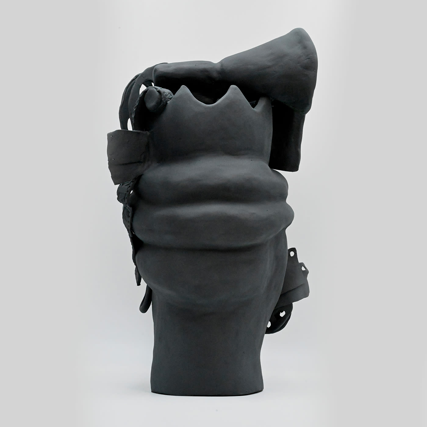 Sculpture grise mate Moorkop