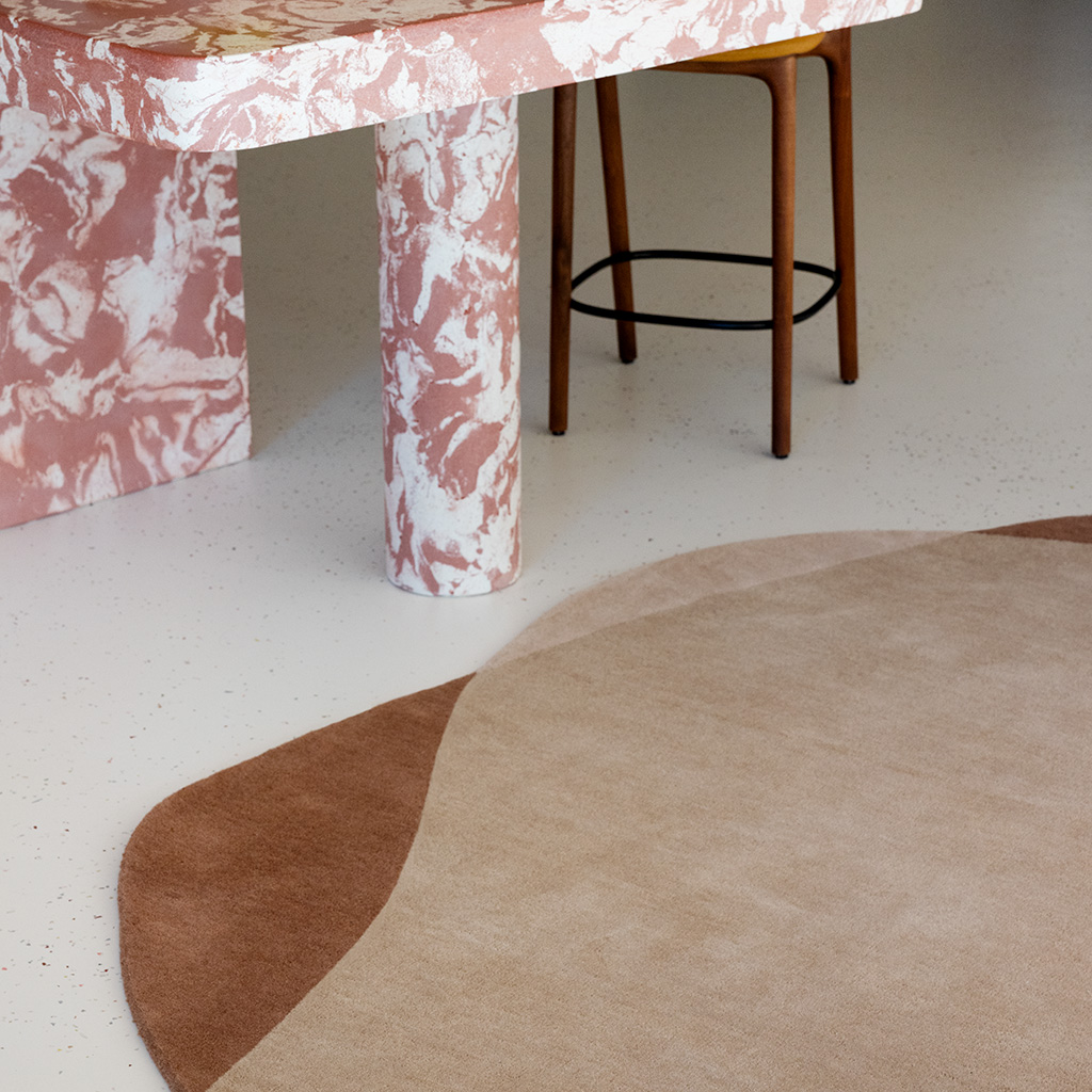 Element Moore karamel vloerkleed | Maat: 250 × 330 cm