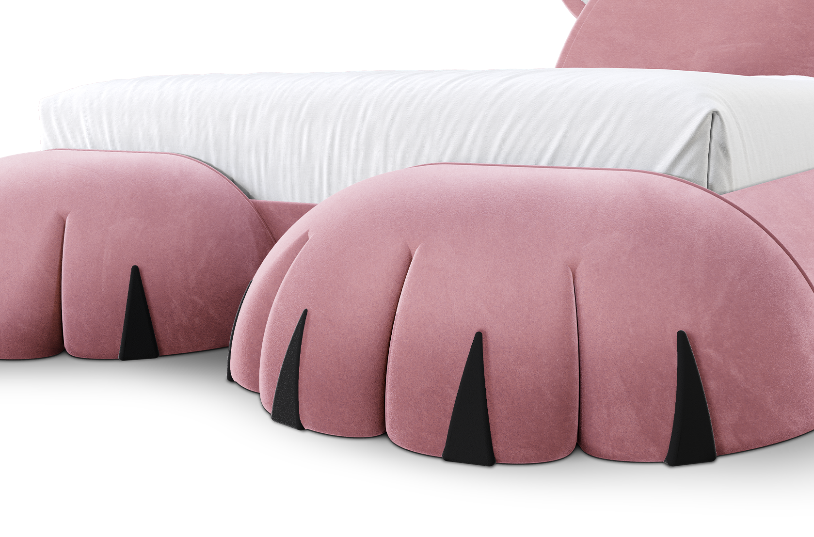 Pluizige welp bed
