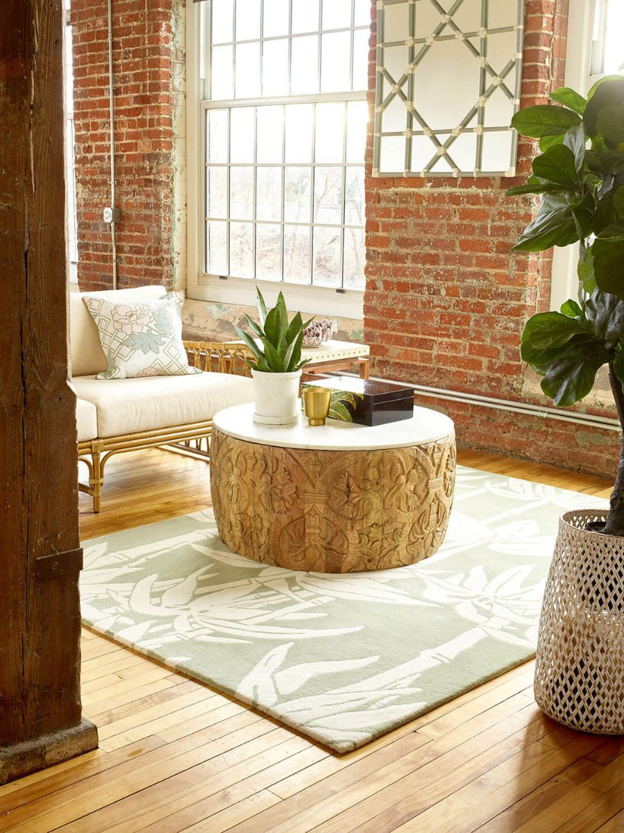 Japanese Bamboo jade tapijt | Maat: 120 × 180 cm