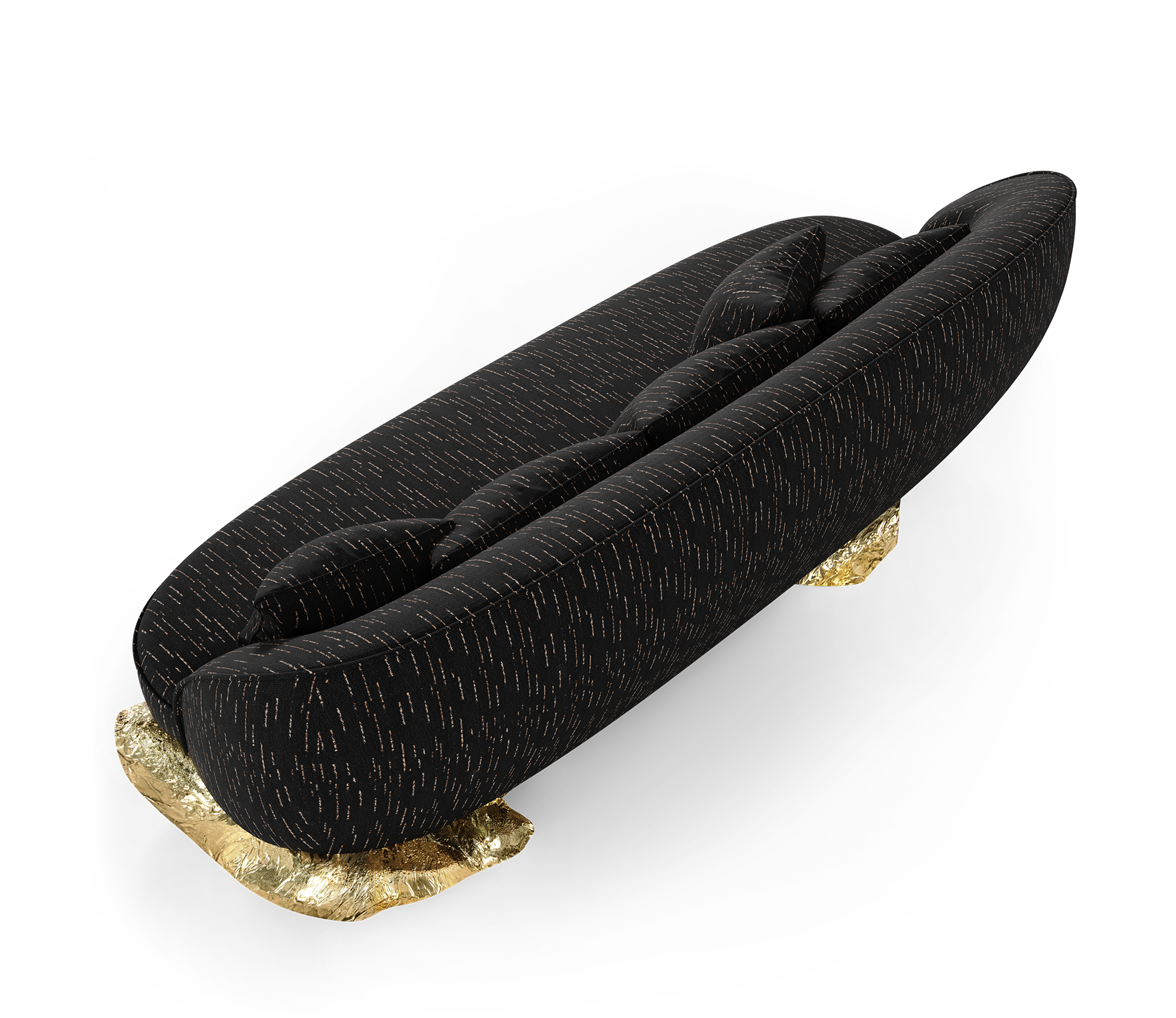 Canapé noir Angora