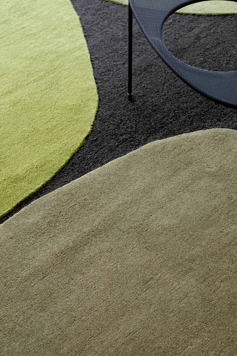 Decor Plateau mos handgetuft vloerkleed