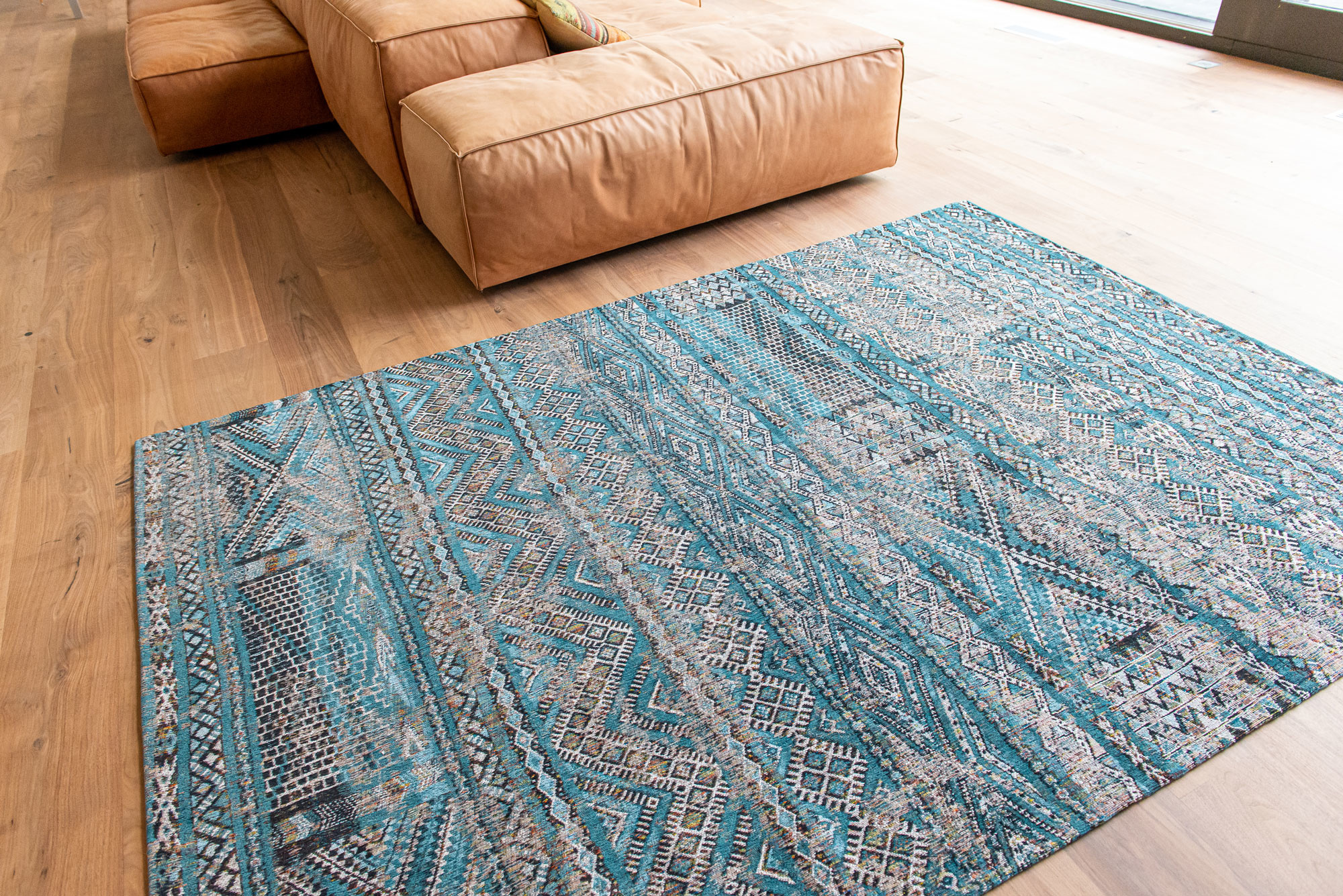 Tapis rond Columbus Gold