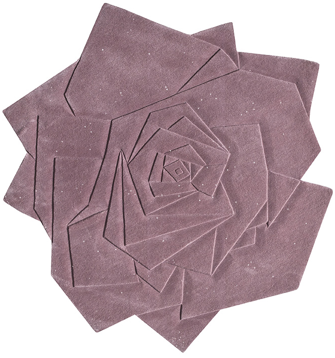 Rose Flower Indiaas handgeweven tapijt | Maat: 220 × 220 cm