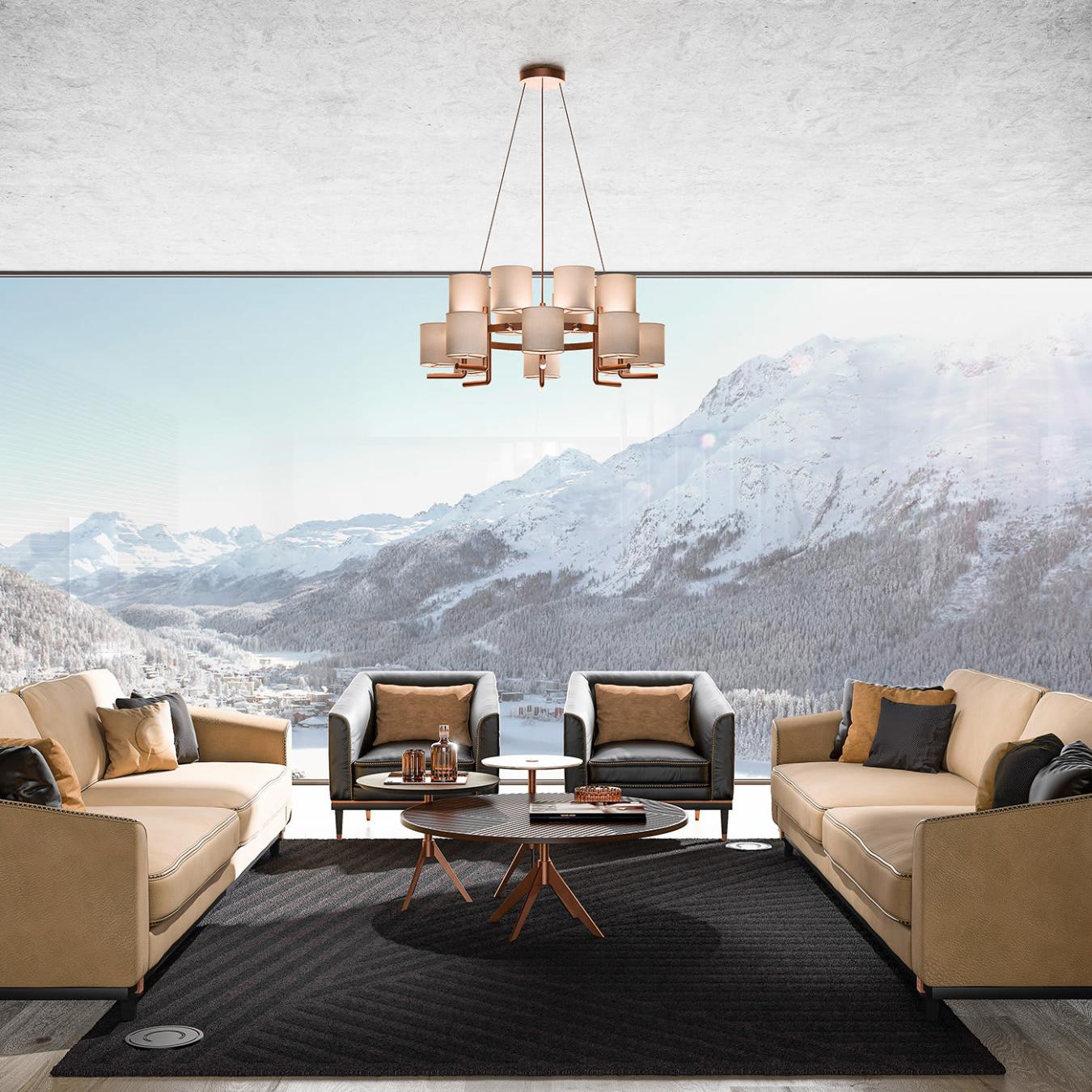 Moderne Italiaanse kroonluchter