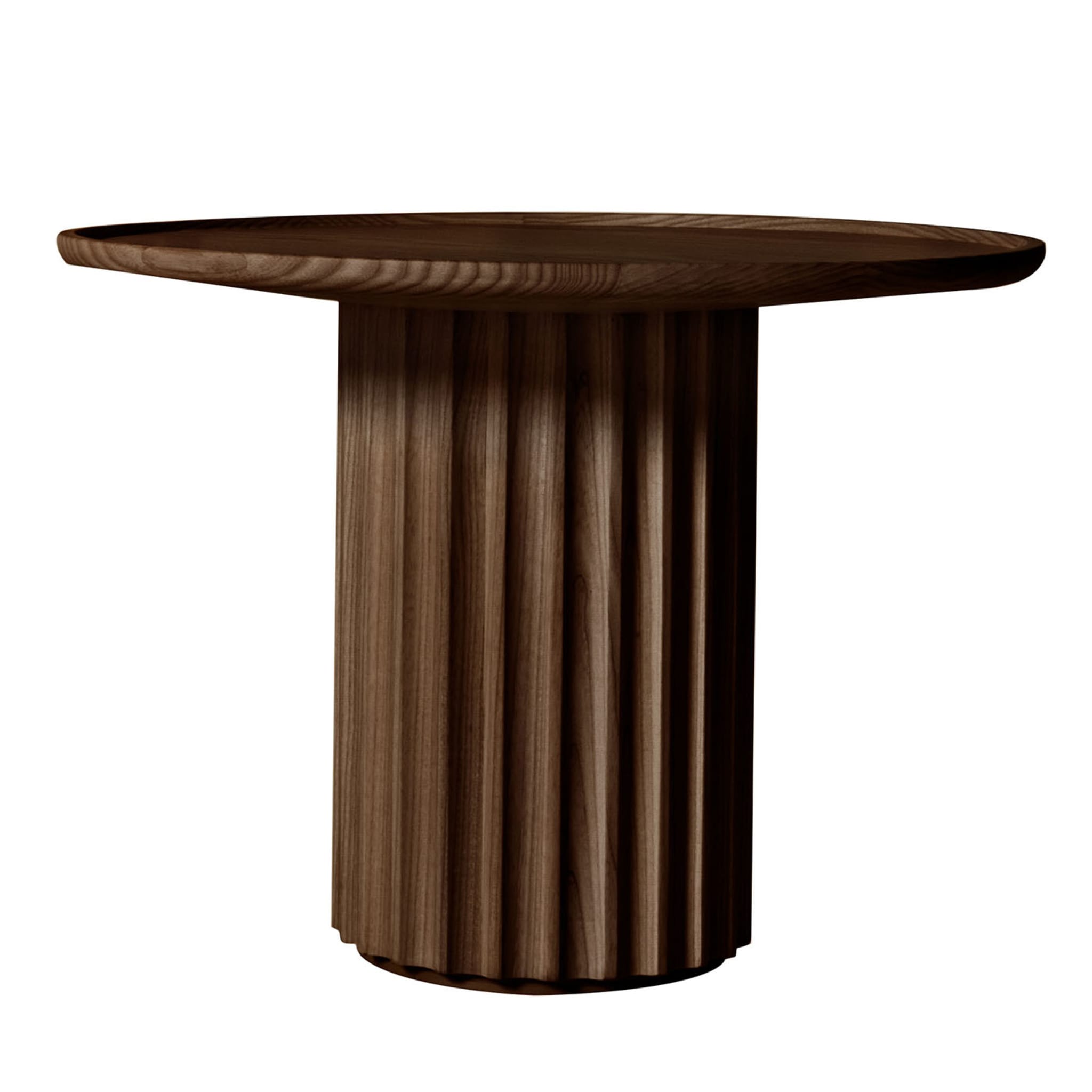 Capitello bruine essen salontafel | Afmetingen: Ø 55 cm
