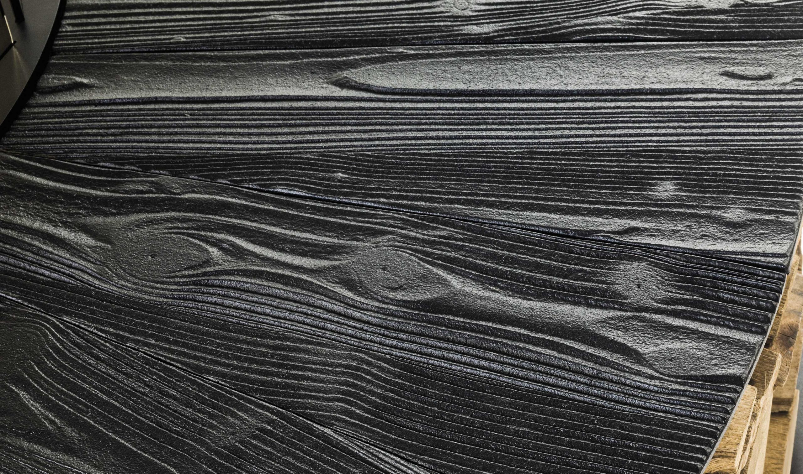 Brasero Zero texturé noir
