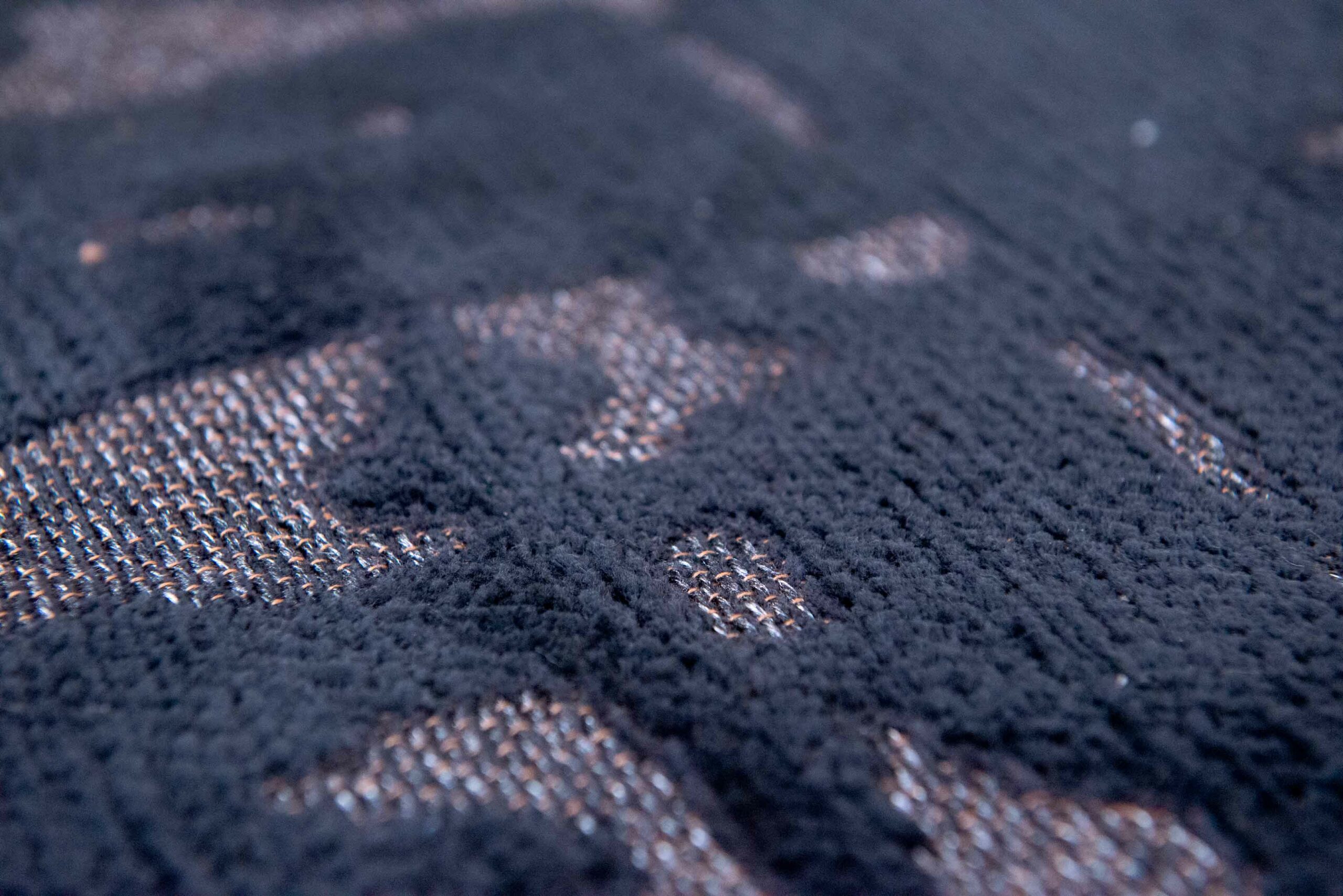 Blue Marine rond vloerkleed