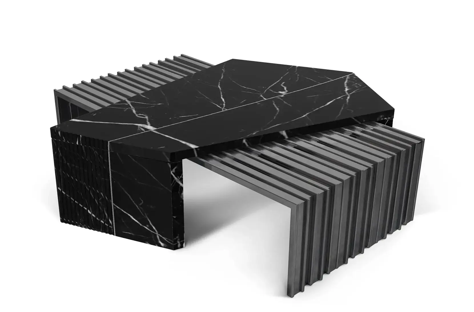 Monarch zwarte salontafel