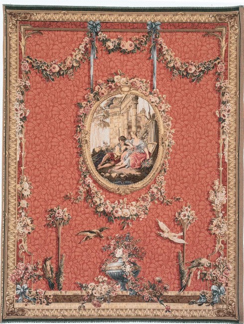 Tapisserie murale Sérénade rouge