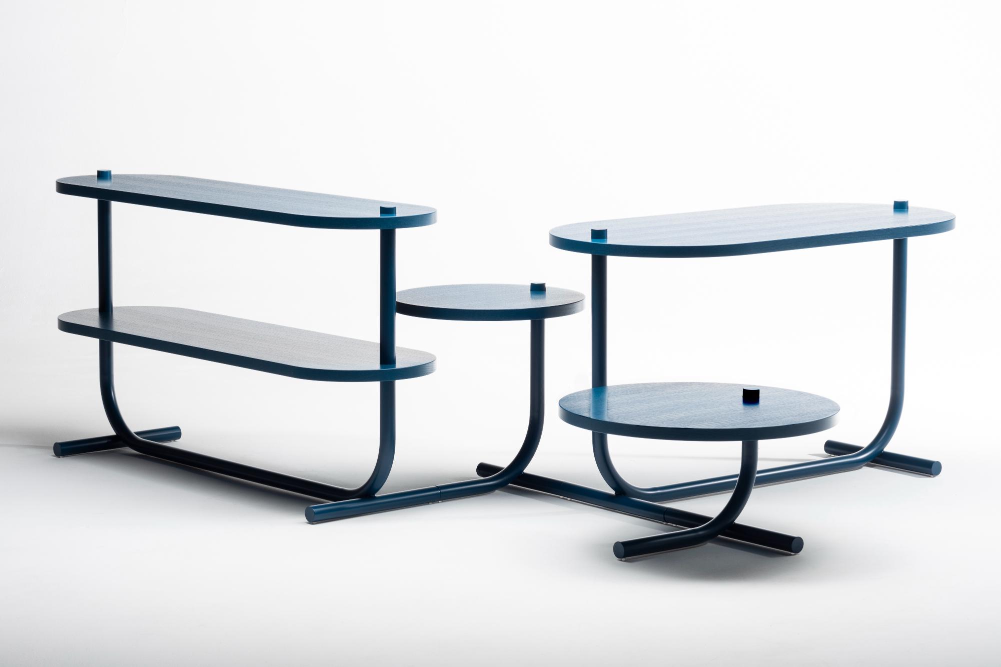 Table d'appoint Bubalus Bleue