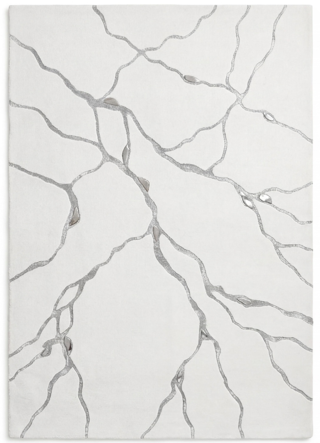 Vein Marble White vloerkleed