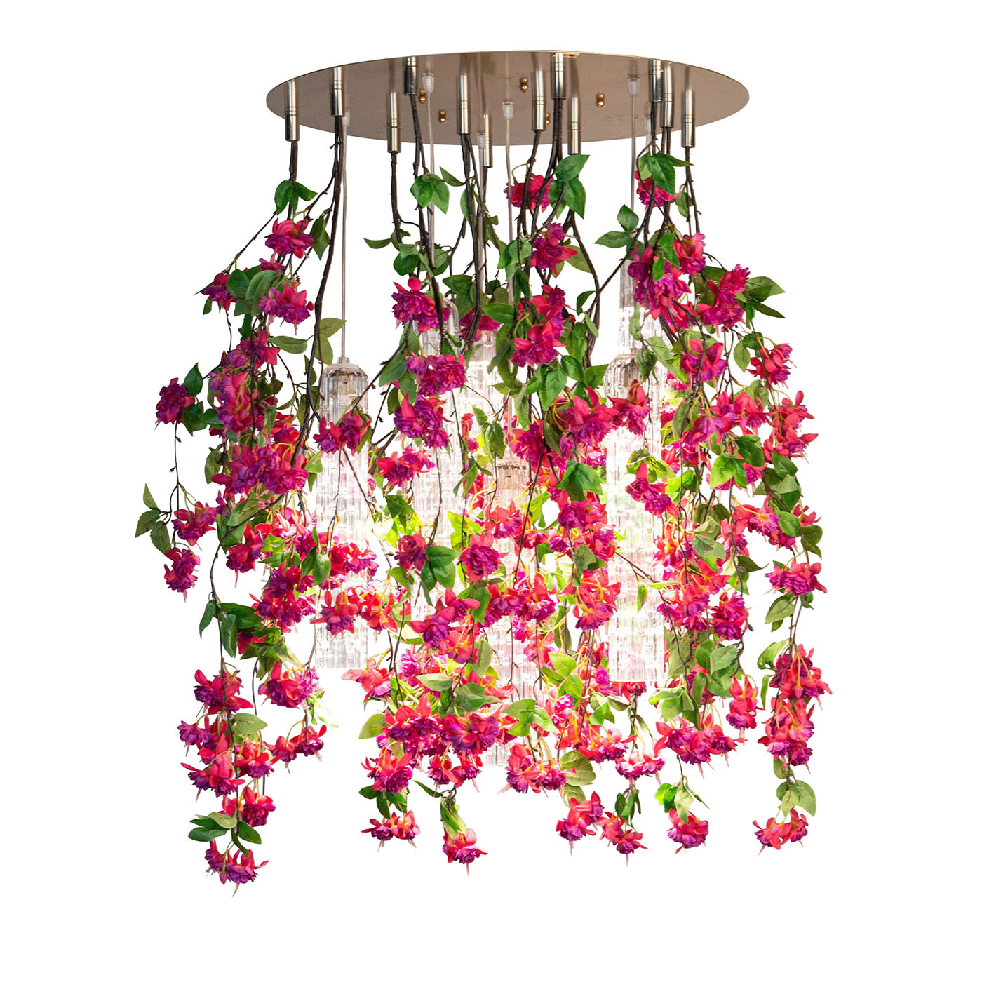 Grand lustre Pink Cascade