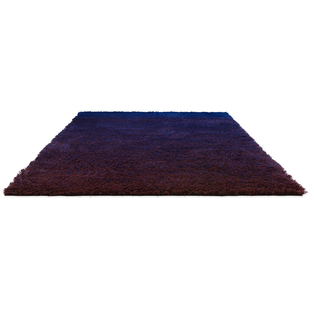 Tapis Shade High bleu électrique/aubergine | Taille: 200 × 300 cm