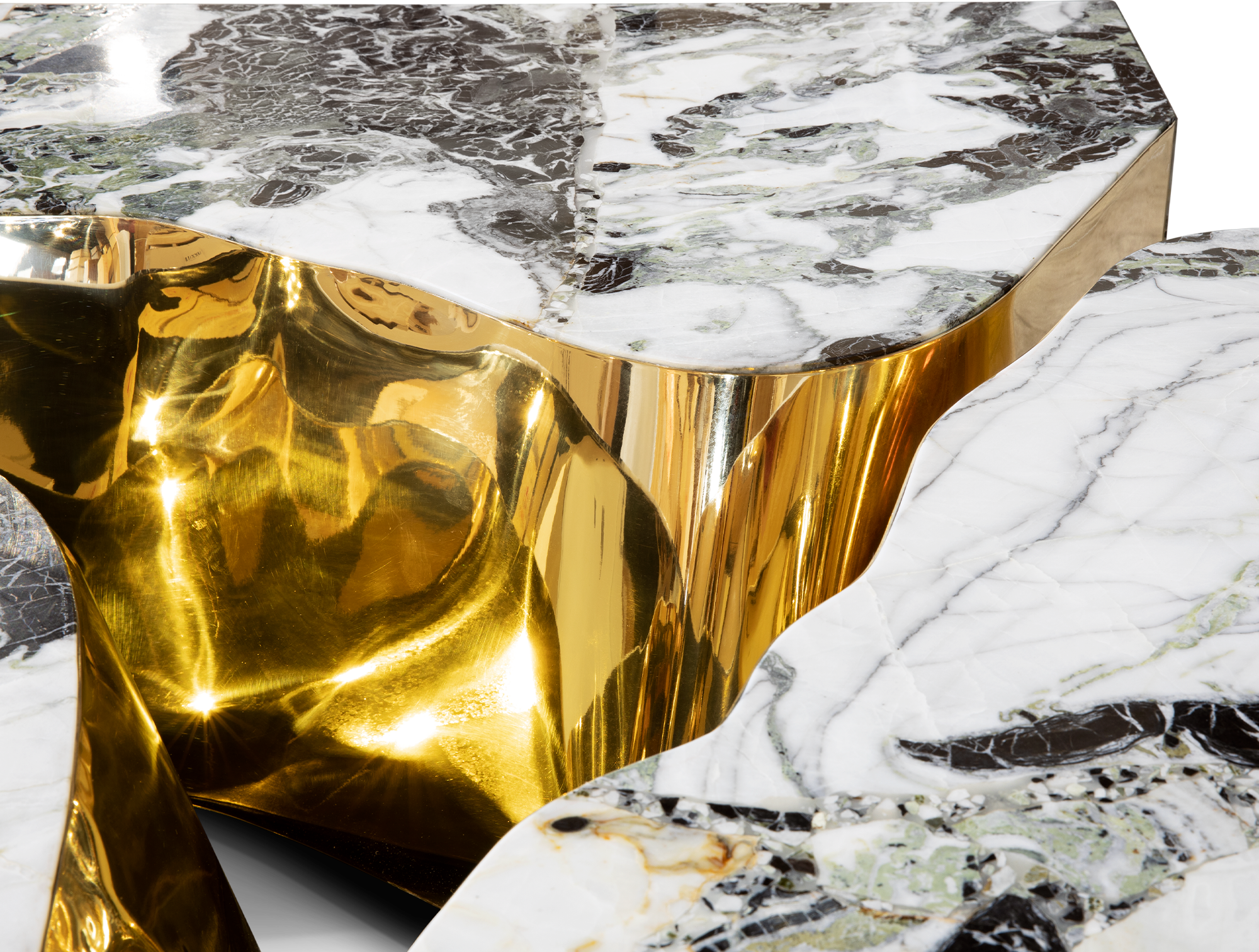 Table basse Fissure en marbre