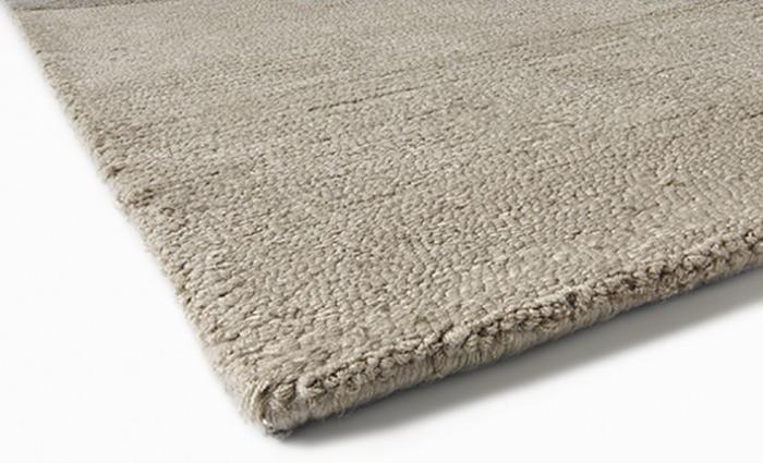 Triangles beige handgetuft tapijt | Maat: 250 × 300 cm