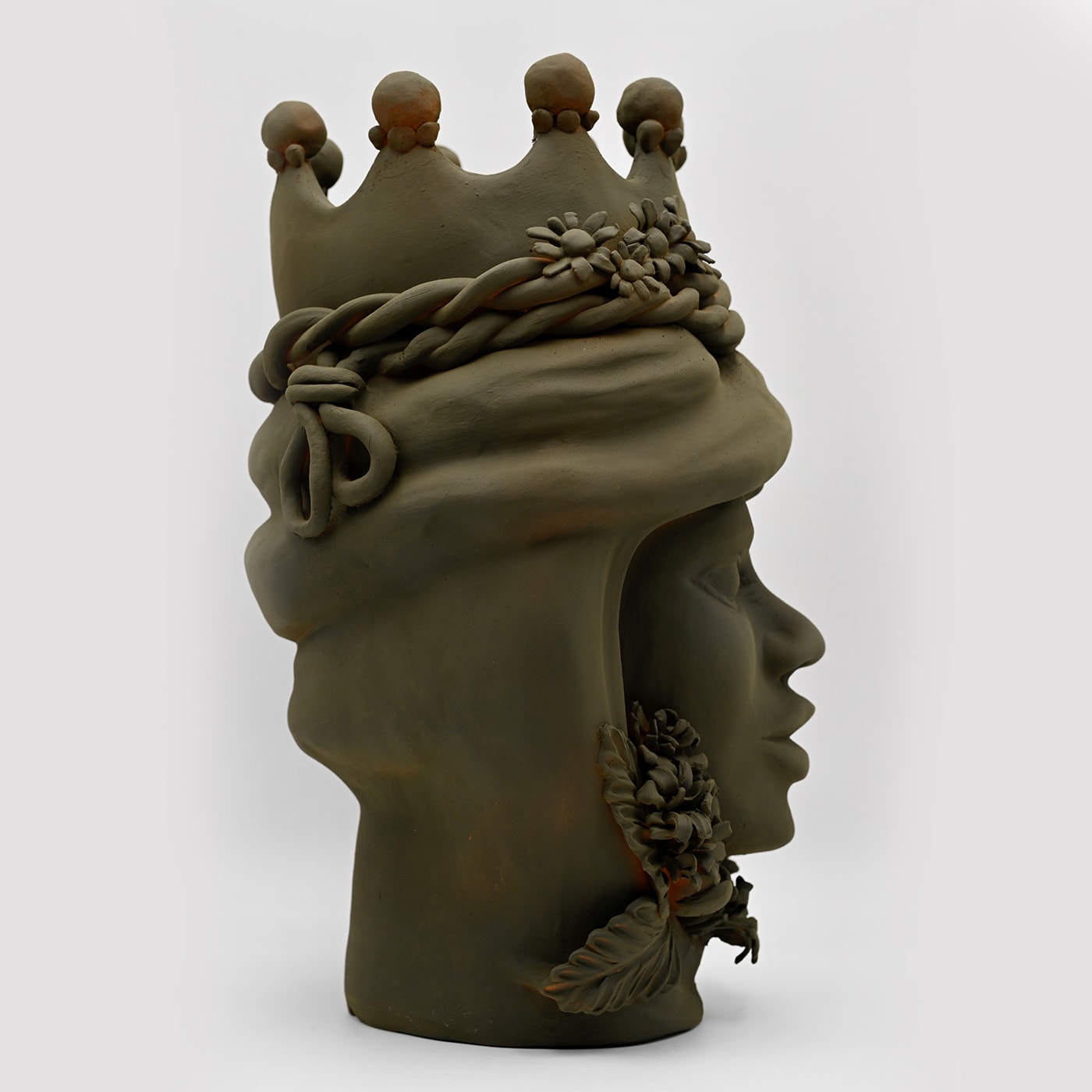 Moorkop handgemaakte sculptuur