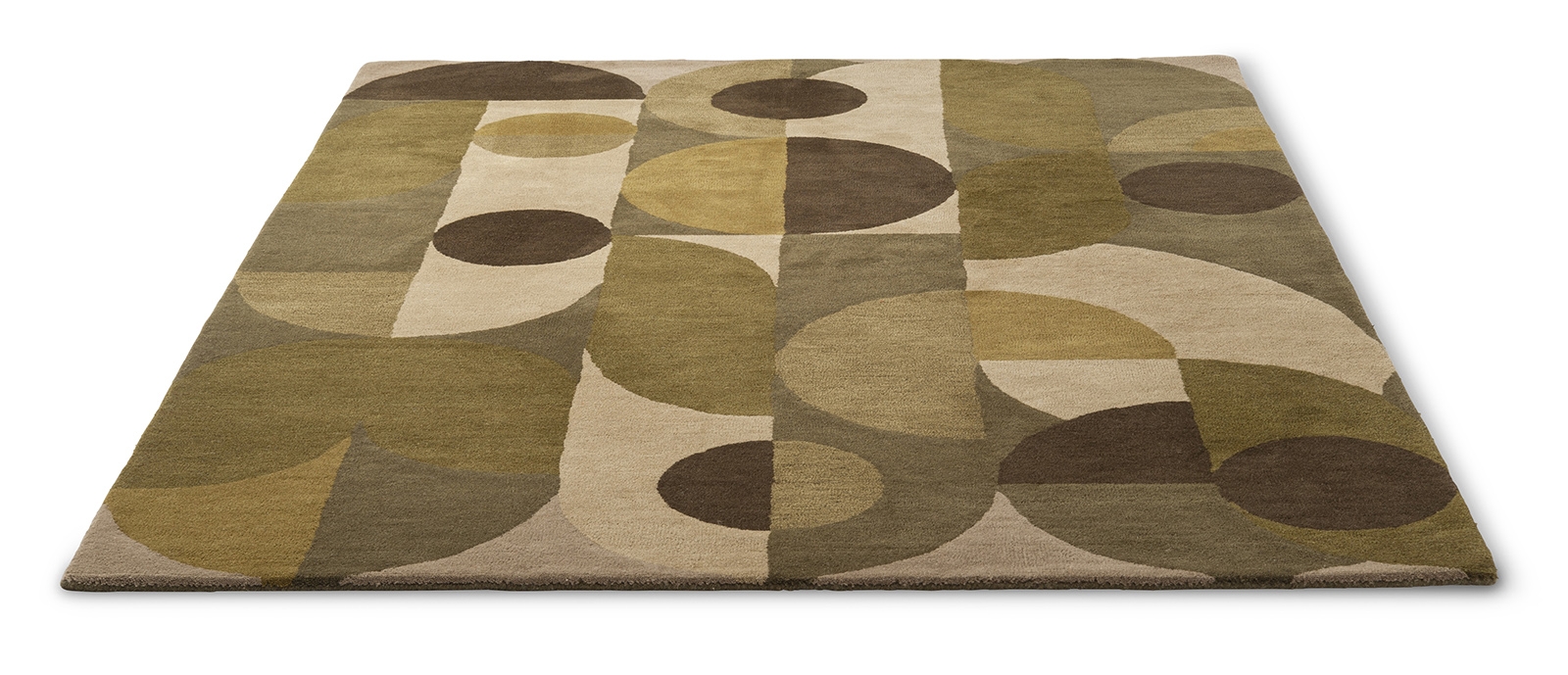Tapis Decor Cosmo tons de vert | Taille: 140 × 200 cm
