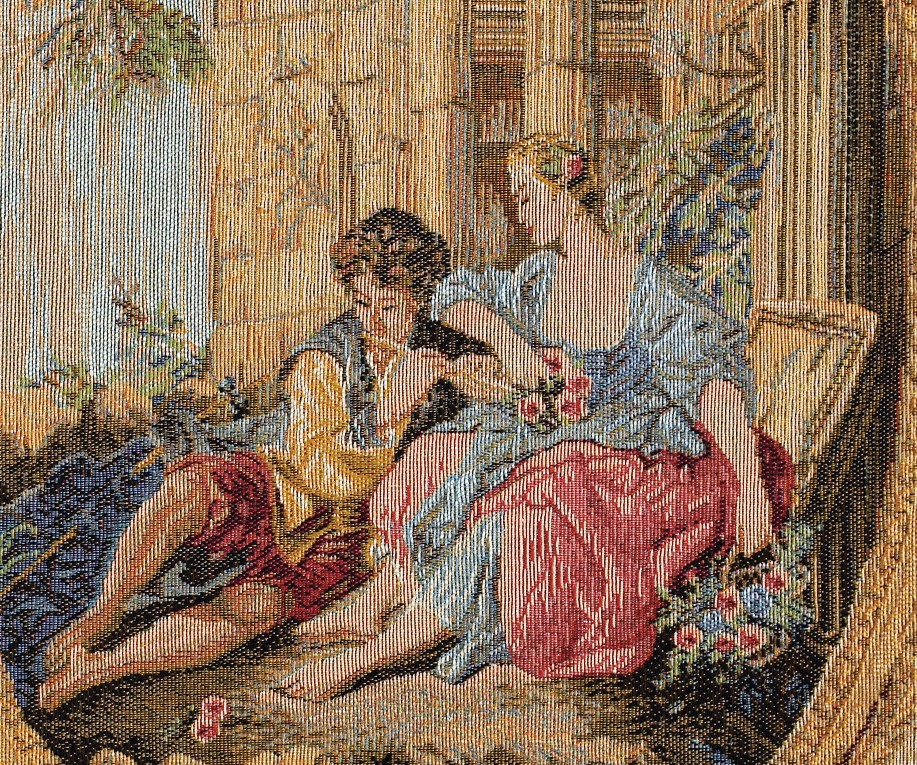 Tapisserie murale Sérénade style François Boucher