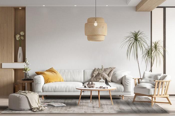 Tapis Shiny gris clair handloom | Taille: 140 × 200 cm