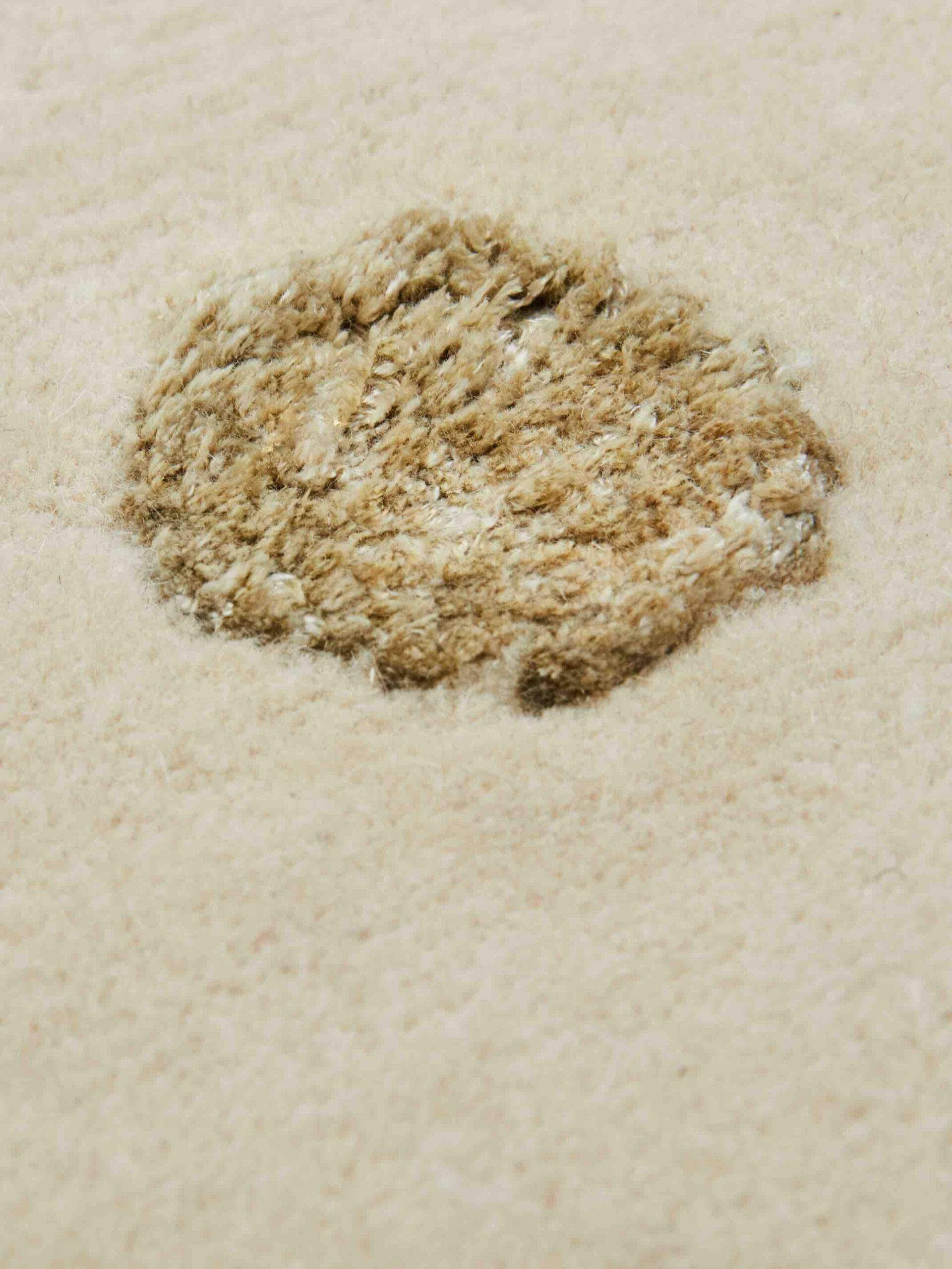 Punti bruin handgeweven vloerkleed