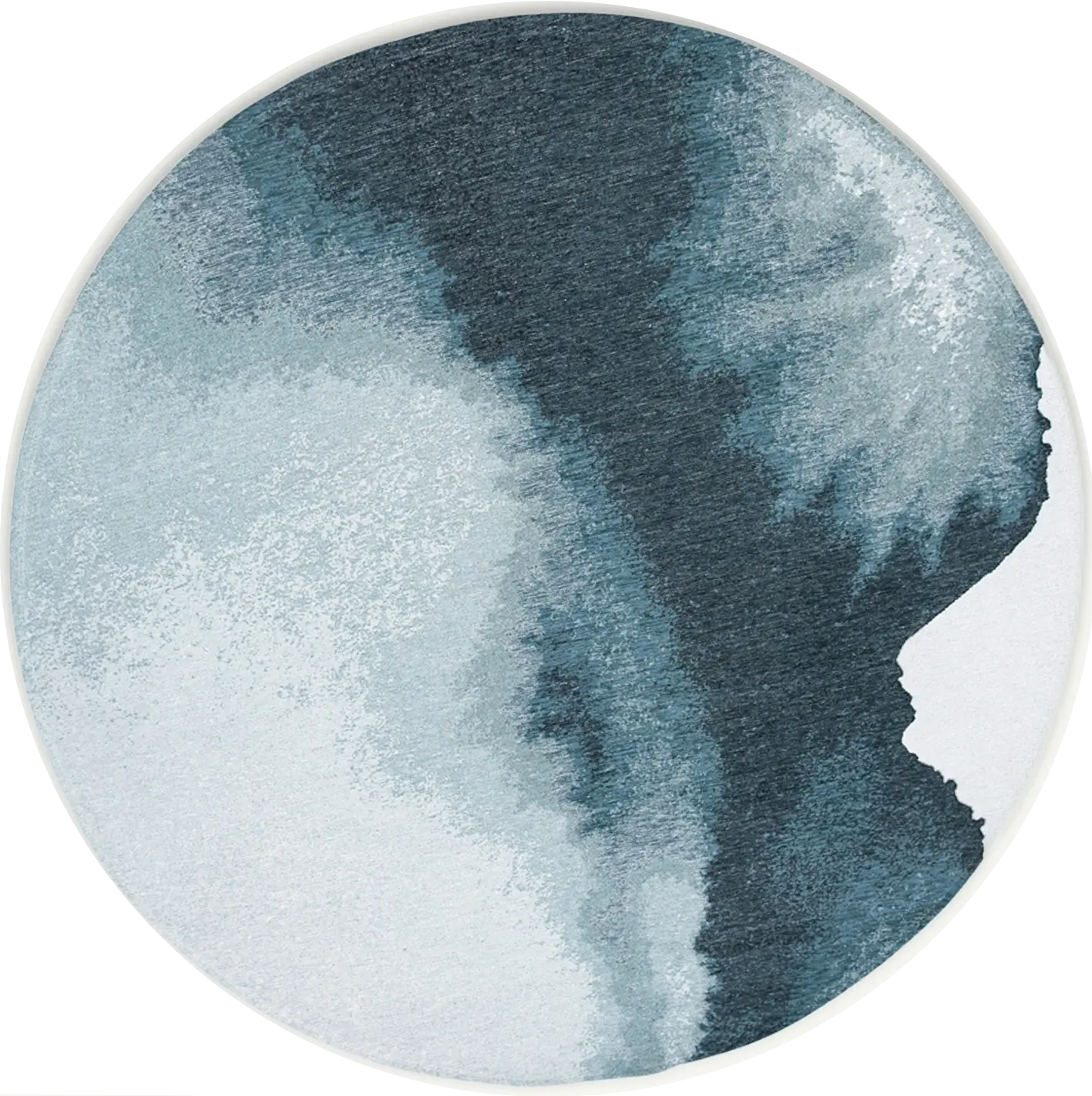 Tapis rond Palm Green | Taille: Ø 140 cm