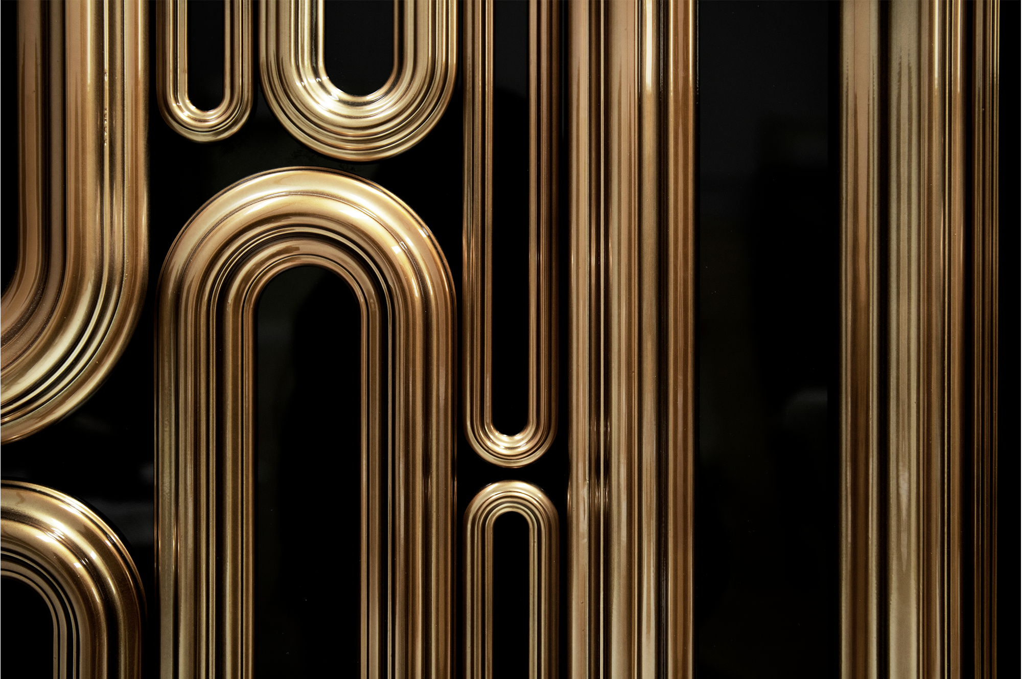 Ellipse goud dressoir
