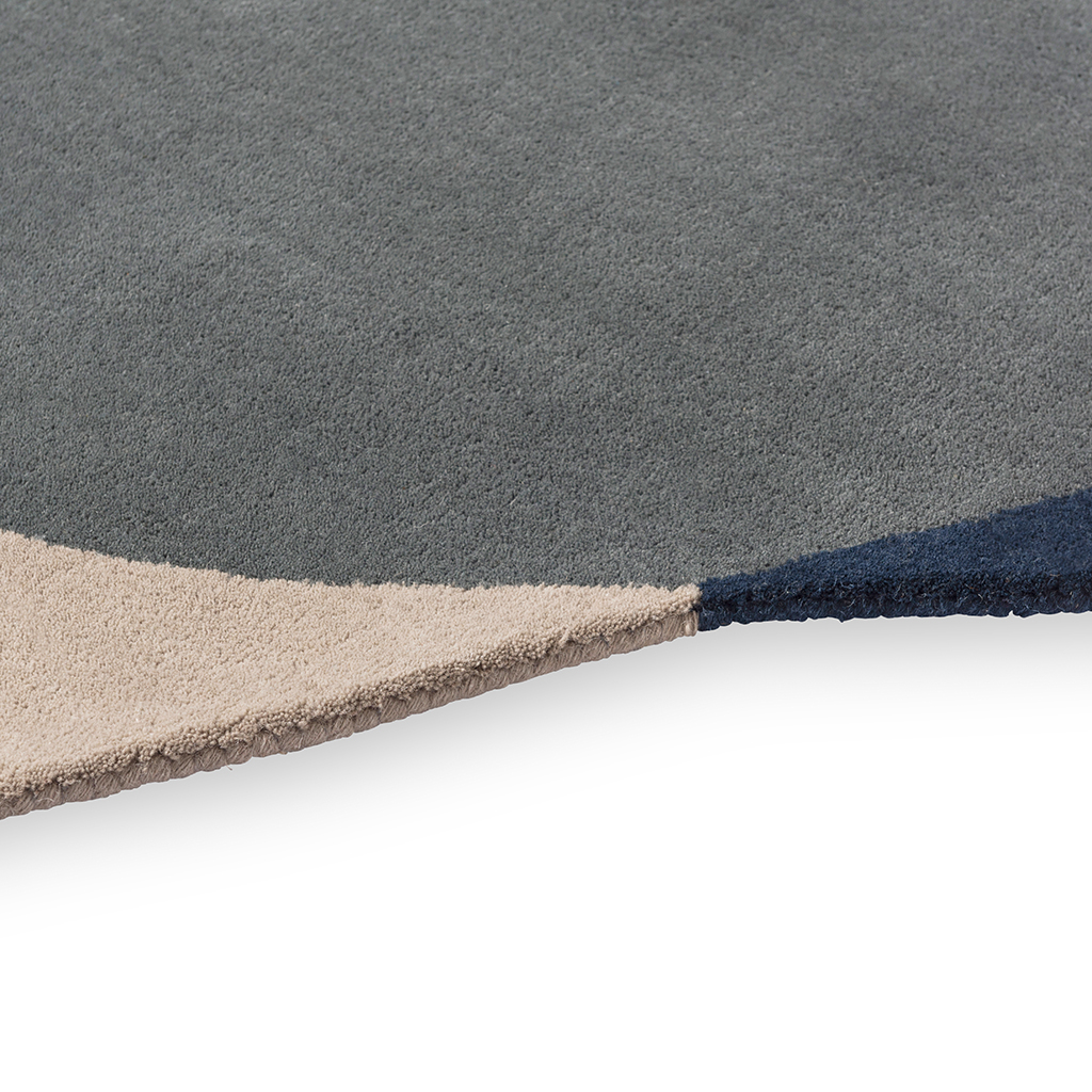 Tapis Element Arp bleu | Taille: 160 × 175 cm